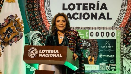 Lotería Nacional celebra a José Alfredo Jiménez con sorteo histórico en Guanajuato