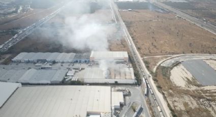 Se registra incendio en fábrica Kelong de Escobedo; evacúan a mil personas