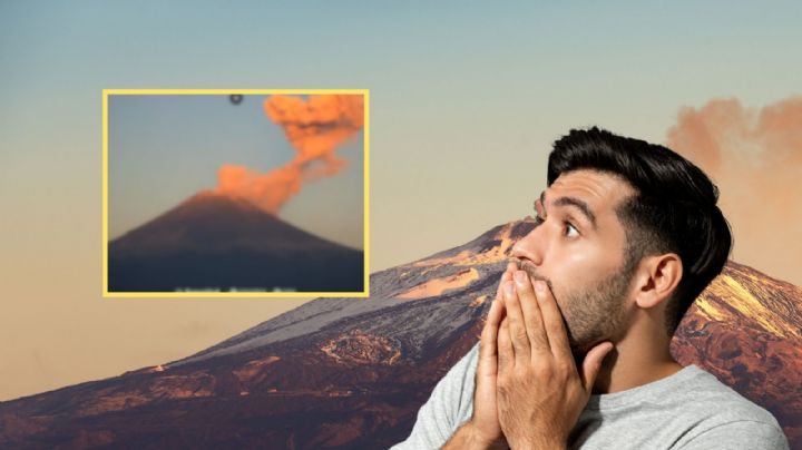 VIDEO | La impactante fumarola que emitió el Popocatépetl hoy 10 de febrero