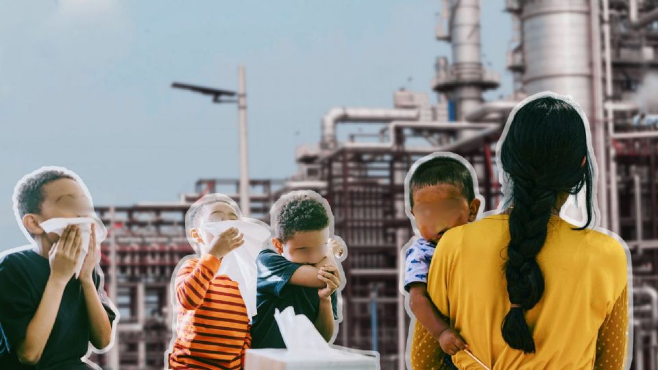 Padres de familia solicitan una reubicación pacífica de una escuela primaria que se encuentra a escasos metros de la refinería Dos Bocas.