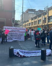 Foto descriptiva de: Protesta en Tlalpan: trabajadoras sexuales advierten bloqueos rumbo al Mundial 2026