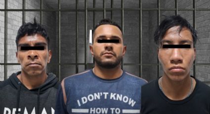 Detienen en Apodaca a tres por narcomenudeo; los vinculan con robos a negocios