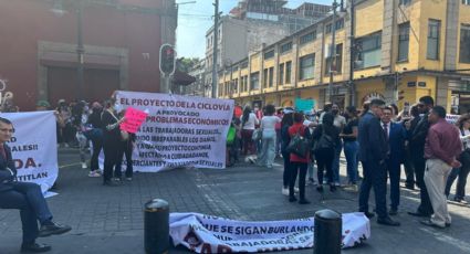 Protesta en Tlalpan: trabajadoras sexuales advierten bloqueos rumbo al Mundial 2026