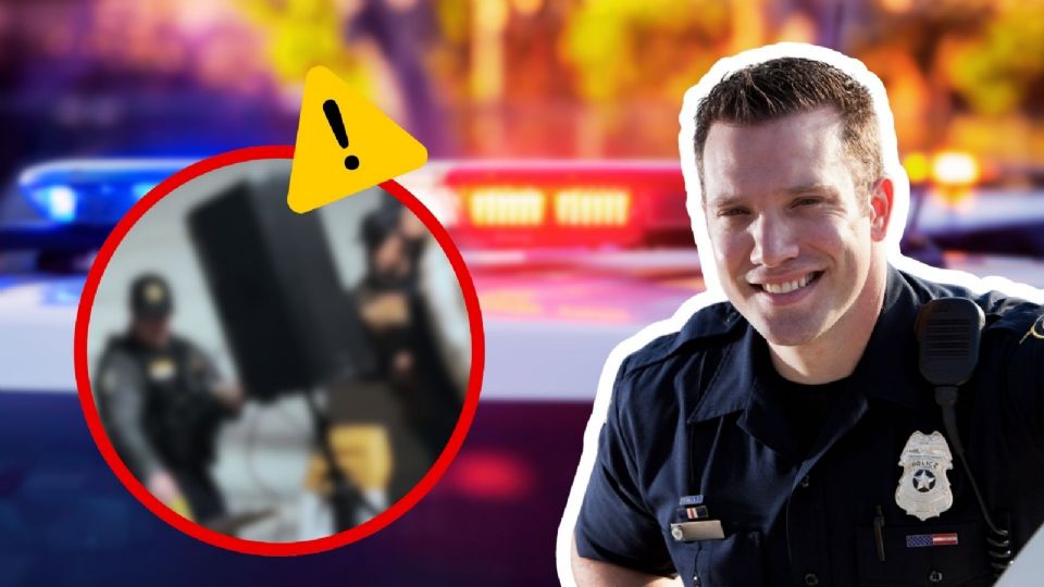 Los uniformados no se encontraron con una situación de conflicto, sino con una celebración familiar que terminó por conquistarlos.