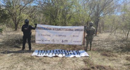 Asegura Marina 30 artefactos explosivos en la Concordia, Sinaloa