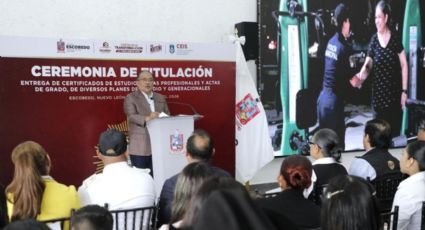 Escobedo gradúa a 59 policías de Monterrey, Santa Catarina y San Pedro