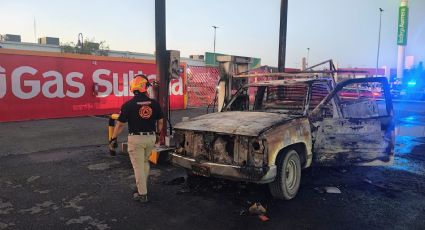Incendio en negocio de gas en Zuazua deja un lesionado por quemaduras