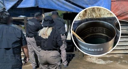 Aseguran 300 litros de hidrocarburo en cateo federal en el municipio de García