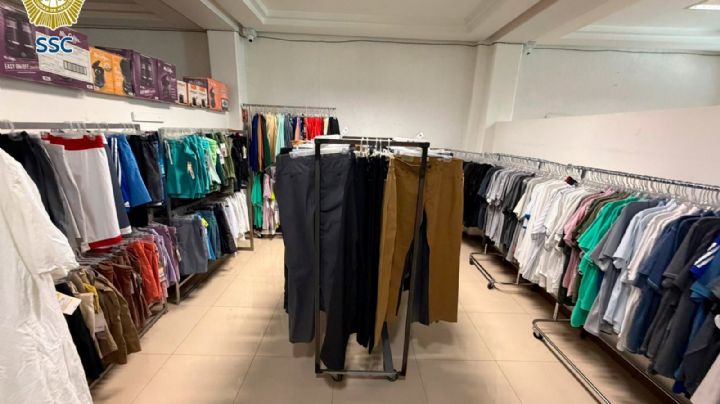 Decomisa Finanzas y SSC cerca de 7 mil prendas de origen irregular