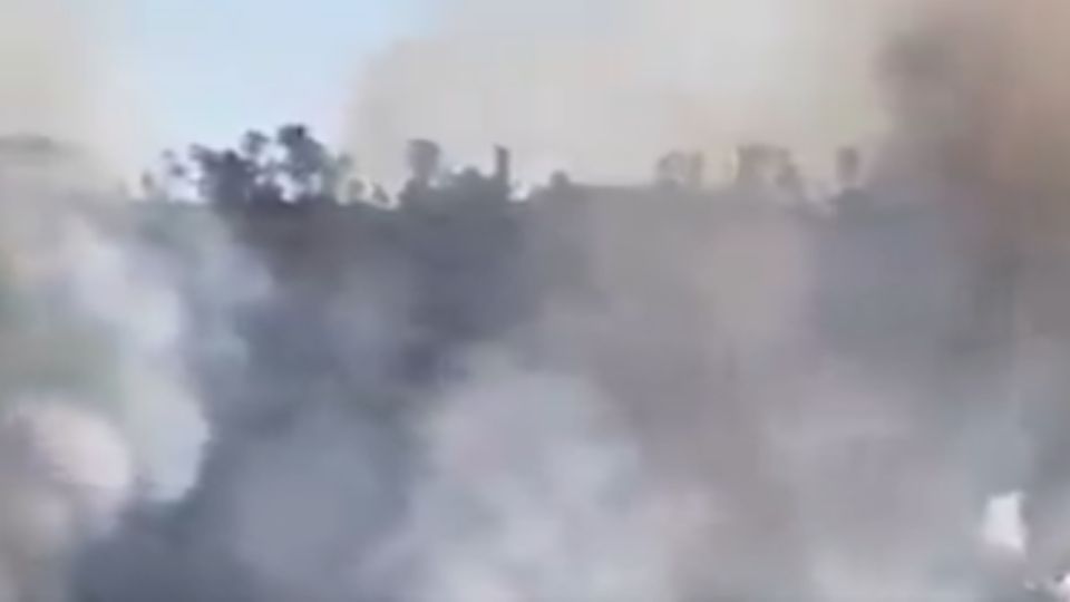 Las llamas afectaron principalmente zonas de Lomas de Atizapán.