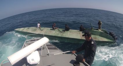 Armada de México intercepta semisumergible con 4 toneladas de cocaína