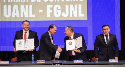 UANL y la Fiscalía de Nuevo León acuerdan prácticas y empleo para universitarios