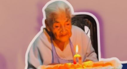 Muere la abuelita del video viral 'Apaga la vela' a los 108 años