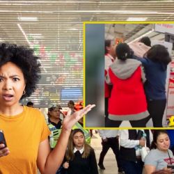 VIDEO | Acusan robo en Soriana de Puebla; empleados retienen a mujer y a su acompañante