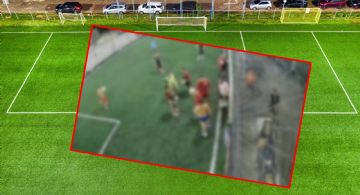 VIDEO | De la cancha a la patrulla: El insólito robo de bicicleta durante un partido de futbol