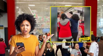 VIDEO | Acusan robo en Soriana de Puebla; empleados retienen a mujer y a su acompañante