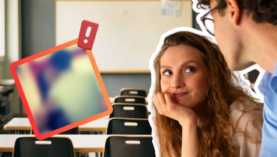 VIDEO | Polémica en telesecundaria de Tabasco: captan a maestra besando a alumno