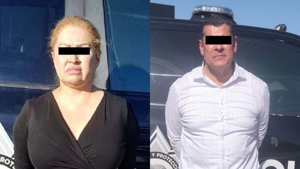 Los sujetos fueron identificados como David Abraham “N” de 48 años y Diana Cristina “N” de 47.
