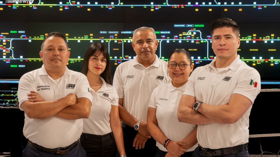 Grupo de la Gerencia de Tráfico que viajará a China para capacitarse en el control del monorriel de las líneas 4 y 6 del Metro.