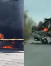 Foto descriptiva de: Reportan el incendio de dos vehículos en Apodaca y Linares: Esto es lo que sabemos