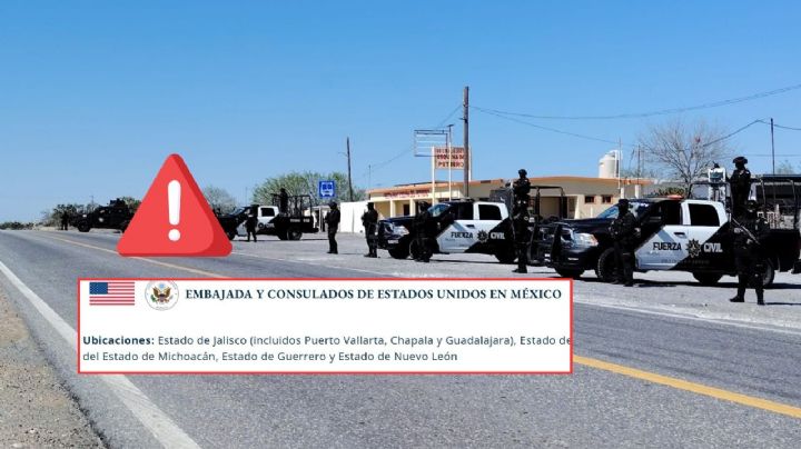 Estados Unidos activa alerta en Nuevo León tras operativo en Jalisco contra 'El Mencho'
