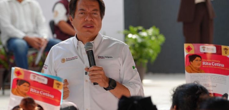 Mario Delgado anuncia registro de la Beca Rita Cetina 2026: apoyo de 2,500 pesos