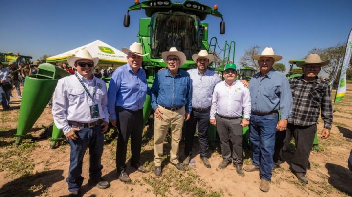 Rocha Moya garantiza comercialización de cosechas en la Expo Agro Sinaloa 2026