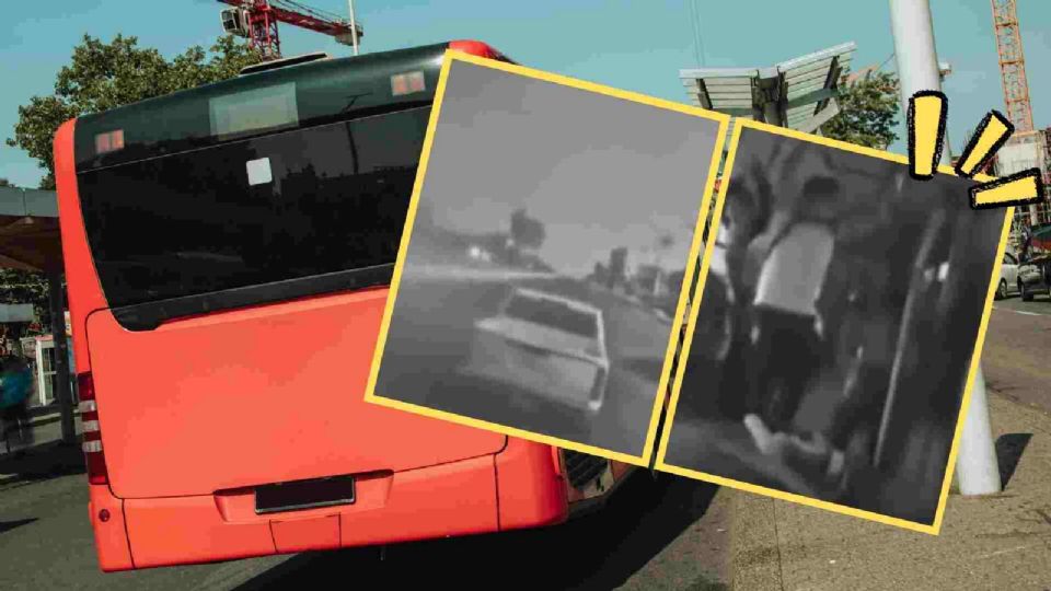 El chofer, cuya identidad se mantiene bajo resguardo por razones de seguridad, salvó con vida a los pasajeros de la unidad.