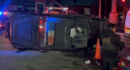 Choque entre patrulla de Fuerza Civil y camioneta deja seis lesionados en Guadalupe
