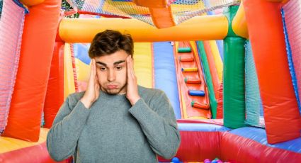 Peligro en juegos infantiles: castillo inflable sale disparado por ráfaga de viento