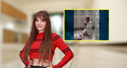 Difunden VIDEO donde Imelda Tuñón se autolesiona para acusar a Julián Figueroa