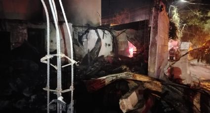 Se registra incendio en casa habitación en la colonia Unión Morelos, Santa Catarina