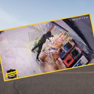 VIDEO | Asaltan negocio en carretera de Veracruz con arma de fuego