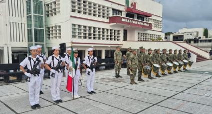 Participa MARINA en la conmemoración del 109 aniversario de la Constitución Política de México