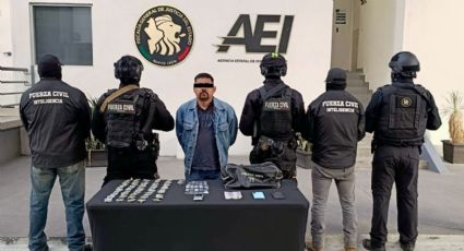 Caen dos hombres con drogas y arma de fuego en operativos en Santa Catarina y Monterrey