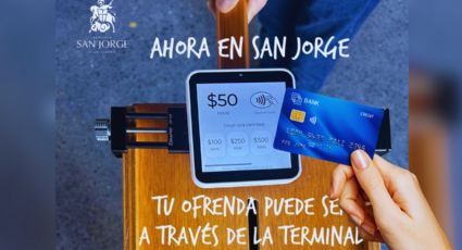 ¡Ya tienen terminal! Parroquia San Jorge de las Cumbres ya acepta el diezmo con tarjeta de crédito o debito