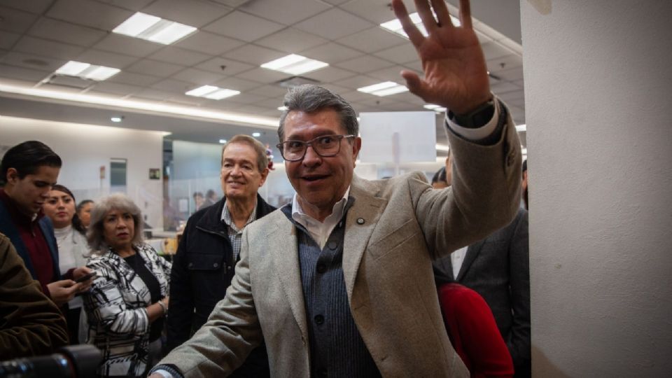 Ricardo Monreal, coordinador del grupo parlamentario Morena.
