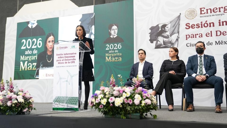 Luz Elena González y Emilia Calleja presentaron ante empresarios los lineamientos que permitirán la inversión privada en generación eléctrica renovable.