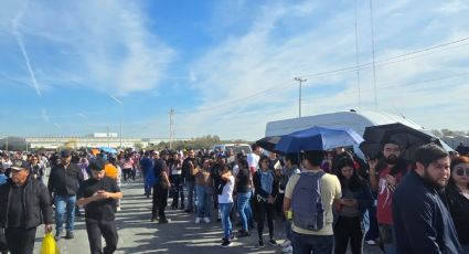 Visita de Claudia Sheinbaum provoca caos vial en Juárez hoy domingo 8 de febrero