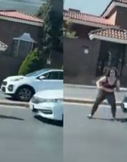 Foto descriptiva de: VIDEO | Mujer es atropellada tras correr por Avenida Paseo de los Leones