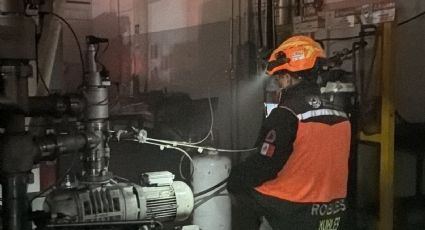 Fuga de aceite hidráulico genera movilización en Parque Industrial Finsa II de Santa Catarina