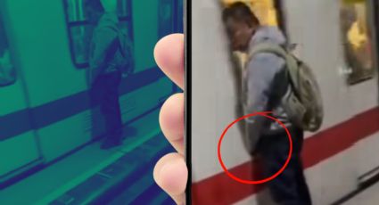 VIDEO | Captan a hombre orinando los vagones del Metro de Monterrey mientras el tren avanzaba
