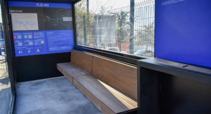 San Pedro instala primer parabús inteligente con clima, wifi y paneles solares