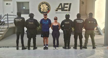 Detienen a pareja en Santa Catarina con más de 100 dosis de droga