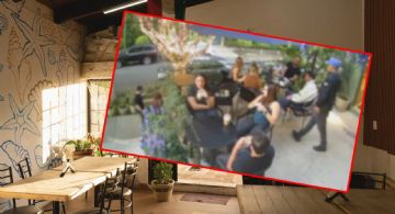 VIDEO | Asalto a comensales en restaurante de Lomas de Chapultepec; ladrón huye