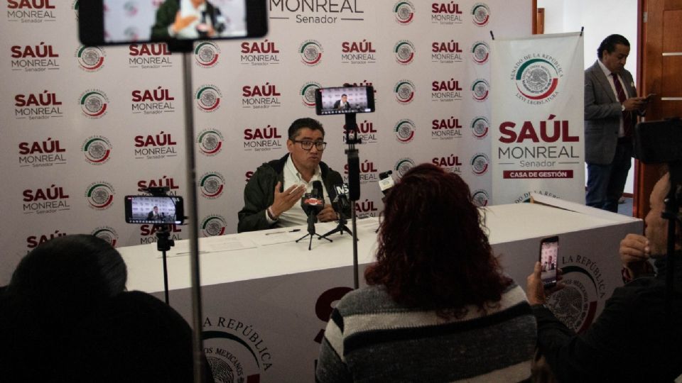 Saúl Monreal, senador de la República por el partido Morena.