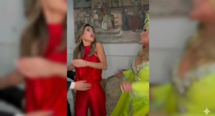 VIDEO | Laura León 'cachetea' a Anahí por besar a Manuel Velasco