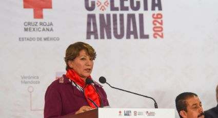 Encabeza Delfina Gómez colecta de la Cruz Roja Mexicana 2026 en Edomex