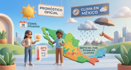 ¿Lluvias o día soleado? Así será el clima mañana 18 de marzo en México
