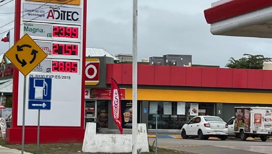 Sube la gasolina en Yucatán